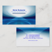 futur carte de visite de technologie (Devant / Derrière)