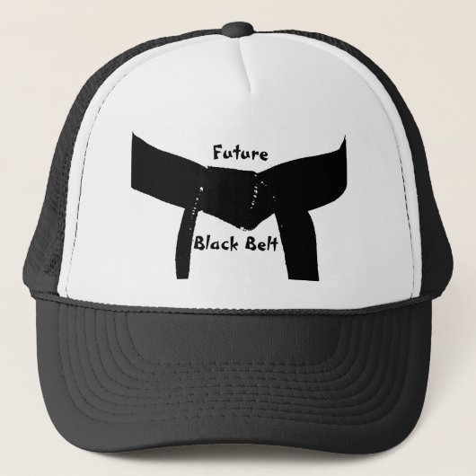 Futur casquette de ceinture noire d'arts martiaux (Devant)