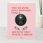 Futur Champion des Bowles de pelouse, carte d'anni (Dos)