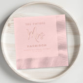 Futur chic Mme Cérémonie de mariage Rose Gold