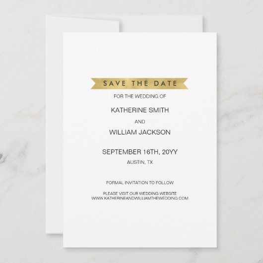 Futur de Noël M. et Mme Save The Date 5 Photo (Dos)