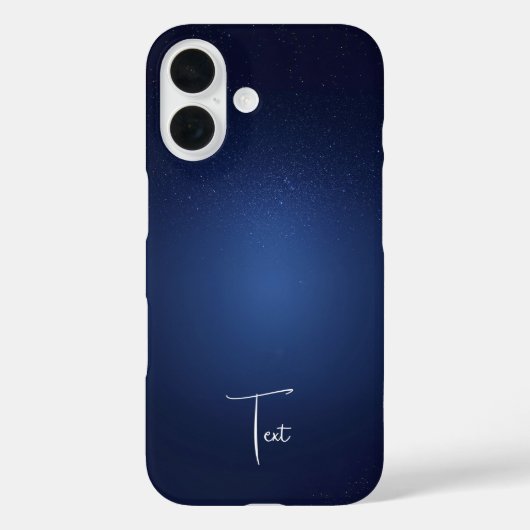 Futur Dusk Minimal Nebula iPhone 16 Coque (Verso)