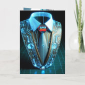 Futur Elégance - Carte de jour pour père à cravate (Dos)