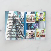 Futur Elégance - Carte de jour pour père à cravate (Intérieur)