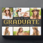 Futur film brillant Plaque de graduation<br><div class="desc">Cette plaque avec chevalet fait un grand souvenir pour commémorer cette étape spéciale. Conception par © berryberrysweet. Visitez notre site Web à l'adresse www.berryberrysweet.com pour obtenir des articles assortis et plus d'options de conception!</div>
