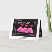 Futur gendre Invitation de Bridesmaid Pink Gowns (Dos)