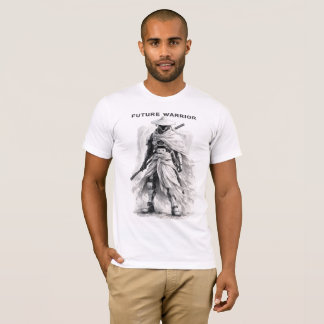 Futur Graphique T-shirt Guerrier - Samouraï Cyberp