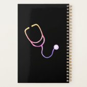 Futur Infirmière Elegant moderne rose et noir (Dos)