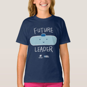 Futur leader souriant T-shirt de filles de chars -