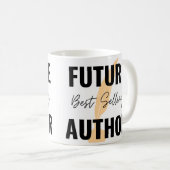 Futur meilleur vendeur Auteur Mug (Devant droit)