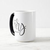"Futur Mme" Chic Fiançailles personnalisé Mug (Devant gauche)
