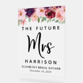 Futur Mme Floral Fête des mariées Bienvenue Froste (Angle)