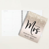 Futur Mme Gold Parties scintillant Drips Mariage (Devant avec enveloppe)