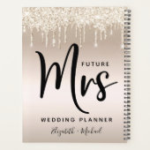 Futur Mme Gold Parties scintillant Drips Mariage (Dos)