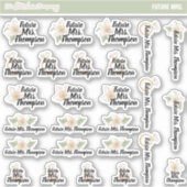 Futur Mme Nom personnalisé Étiquettes | Mariée à ê (Devant)