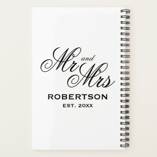 Futur Mme spiral wedding planner pour la future ép (Dos)