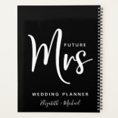 Futur Mme Wedding planner noir personnalisé (Dos)