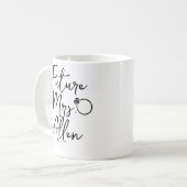Futur mrs mug- futur personnalisé mrs mug cadeau (Devant gauche)