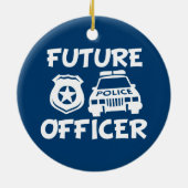 Futur ornement fait sur commande de Noël de bébé (Dos)