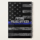 Futur policier Ligne Bleue Mince Distorsion Fl (Dos)