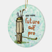 Futur pro du golf ornement de golf (Gauche)