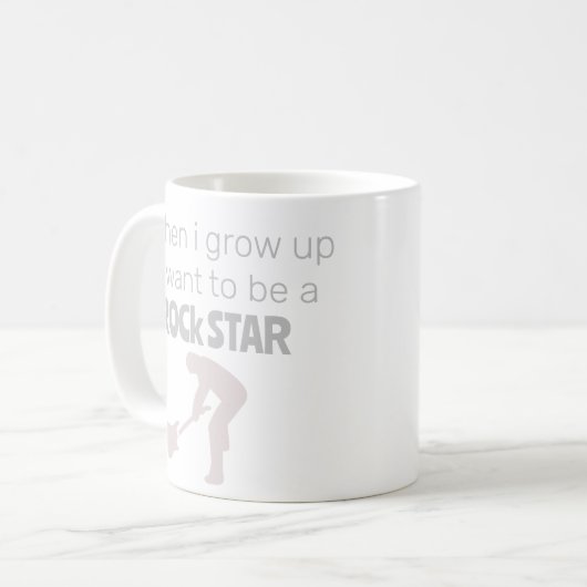 Futur Rock Star Coffee Mug (Devant gauche)