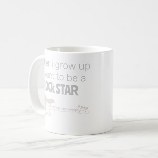 Futur Rock Star Coffee Mug (Devant gauche)