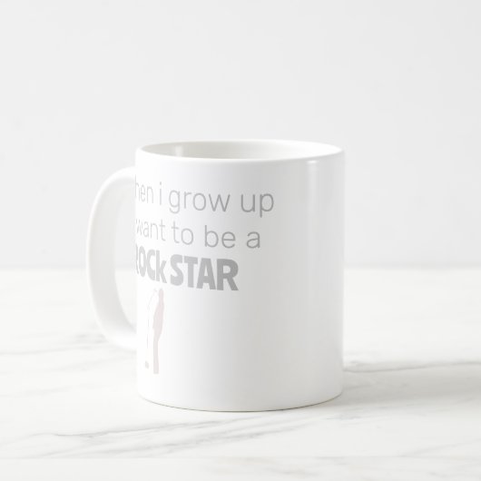 Futur Rock Star Coffee Mug (Devant gauche)