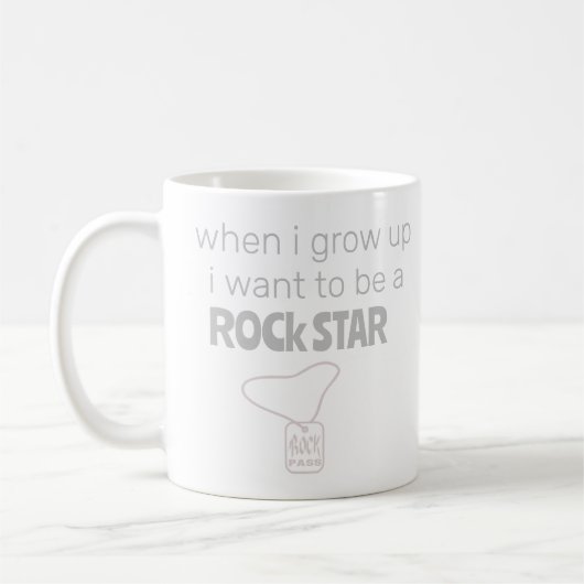 Futur Rock Star Coffee Mug (Gauche)