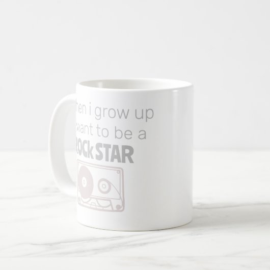 Futur Rock Star Coffee Mug (Devant gauche)