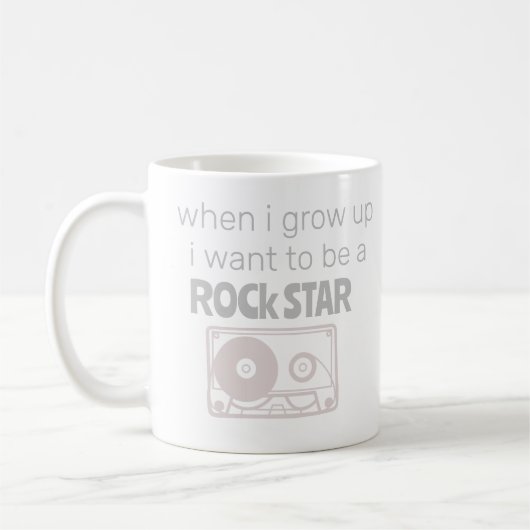 Futur Rock Star Coffee Mug (Gauche)