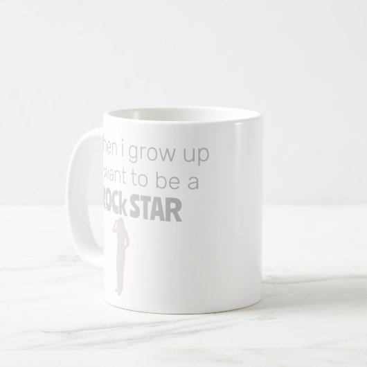Futur Rock Star Coffee Mug (Devant gauche)