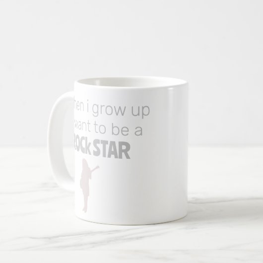 Futur Rock Star Coffee Mug (Devant gauche)