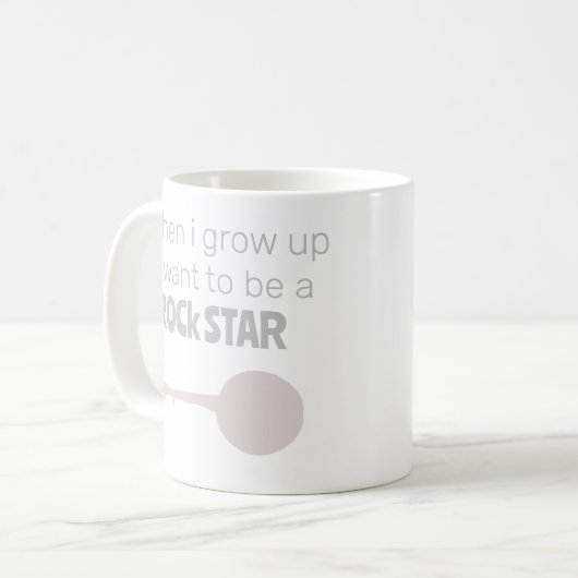 Futur Rock Star Coffee Mug (Devant gauche)