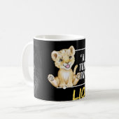 Futur Roi : Bébé Lion Motivational Mug Artwork (Devant gauche)