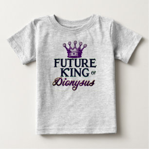 Futur roi de mardi gras de barboteuse de bébé de