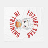 Futur Star Baby Football Fleece couverture (Devant (Horizontal))