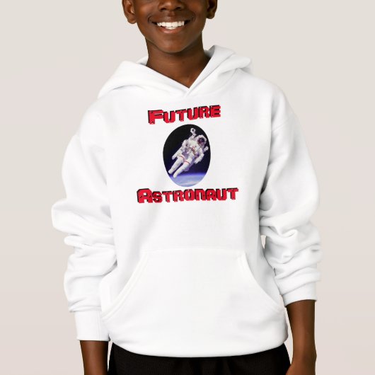 Futur Sweat - shirt à capuche astronaute (Devant)