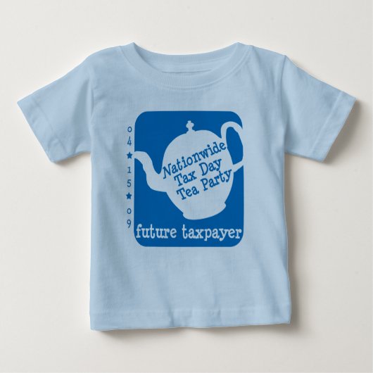 Futur T-shirt d'enfant en bas âge de contribuable (Devant)
