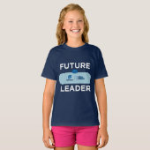 Futur T-shirt des filles du Leader Tank - Dk Blue (Devant entier)