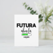 Futura abuela cargando briefkaart (Staand voorkant)