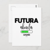 Futura abuela cargando briefkaart (Voorkant / Achterkant)