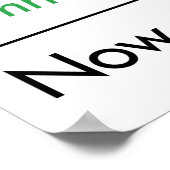 Futura Typografie-Poster Poster (Hoek)