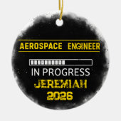Future Aerospace Engineer Ceramic Ornament (Voorkant)