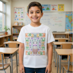 Future Architect Blueprint T-shirt voor kinderen