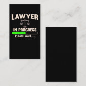 Future Attorney Student Lawyer Visitekaartje (Voorkant / Achterkant)