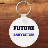 Future Babysitter Sleutelhanger (Voorkant)