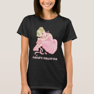 Future Ballerina Ballet Dancing Girl Cute Kids Dan T-shirt