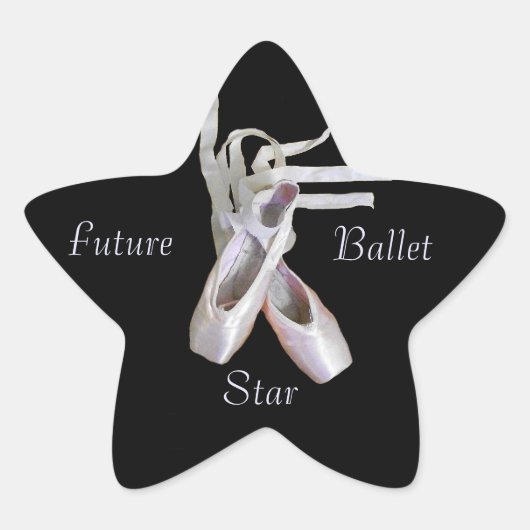 "Future Ballet Star"-Stickers Ster Sticker (Voorkant)