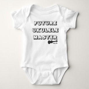Future barboteuse de bébé de maître d'ukulélé